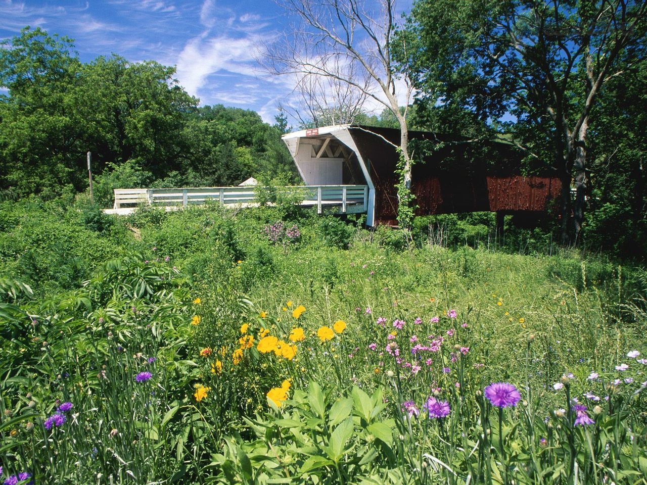 Foto: Cedar Covered Bridge, Winterset, Iowa