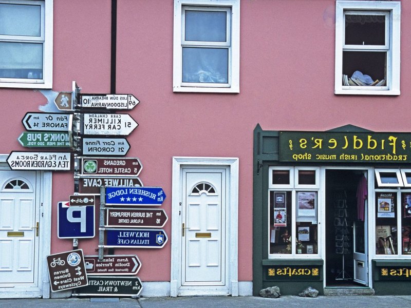 Foto: The Village Of Ballyvaughan, County Clare, Ireland