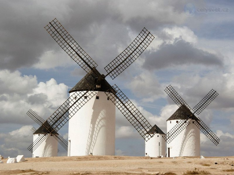 Foto: Campo De Criptana, Ciudad Real Province, Castilla La Mancha, Spain